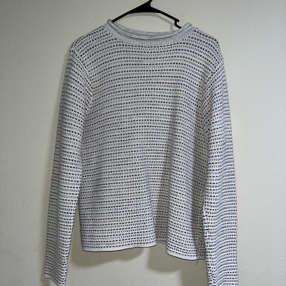 Blue and Grey Knit Sweater ❄️